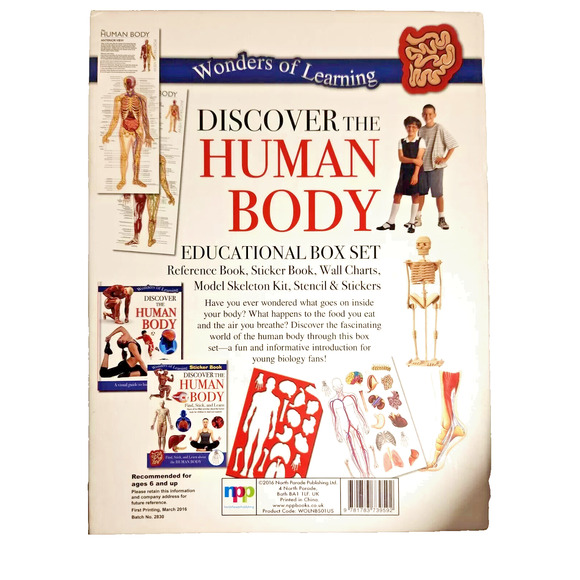 Discover The Human Body Wonders Of Learning Education Box Set - Picture 2 of 2